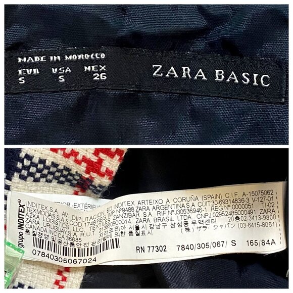 Zara Tartan Plaid Mini Dress, Size‎ S - Picture 4 of 12